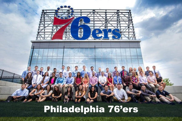 Internship with 76'ers